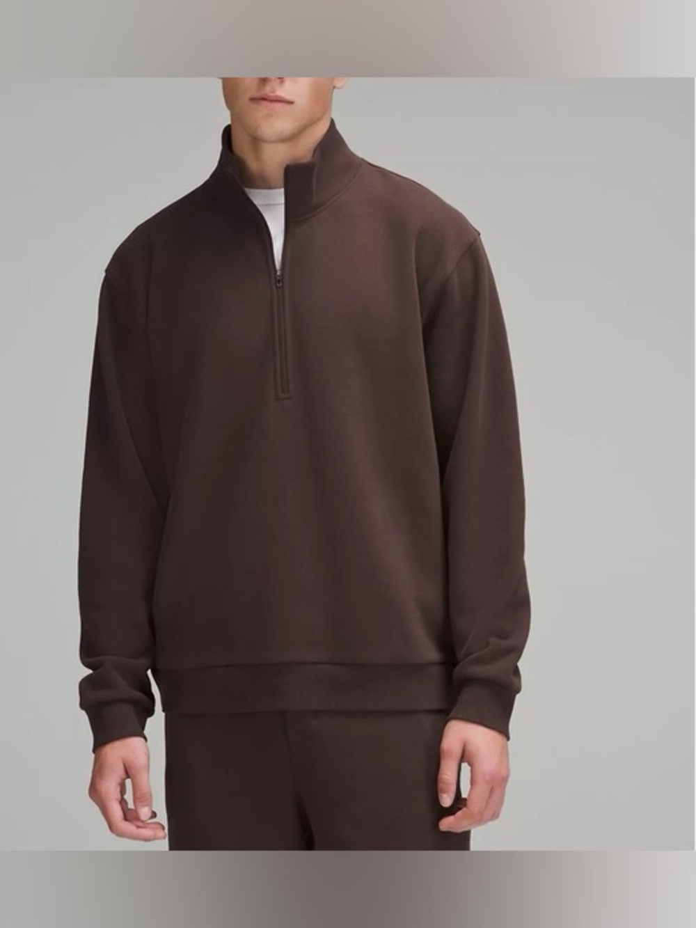 Lululemon Men’s Steady State Half Zip Crewneck Sweater Sweatshirt
